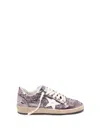 Golden Goose `ball Star` Sneakers In Metallic