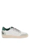 Golden Goose White Cow Leather Vamp Sneakers With Unique Used And Dirty Effect In Multi