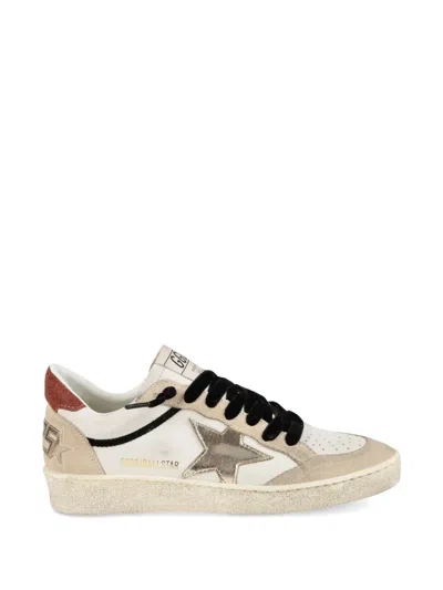 Golden Goose Ball Star Sneakers In Animal Print