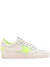 Golden Goose Man Sneakers Light Green Size 8 Leather In Neutrals