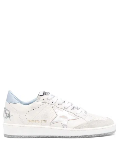 Golden Goose Ball Star Sneakers Shoes In White