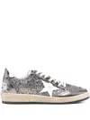 Golden Goose Ball Star Sneakers In Silver