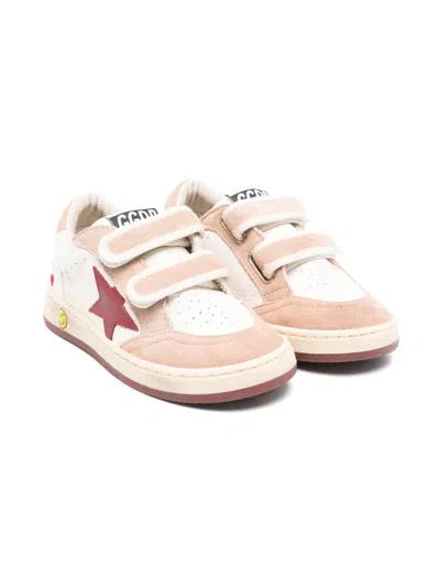 Golden Goose Kids' Ball Star Sneakers In White
