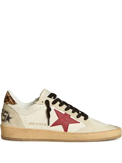 Golden Goose Ball Star Sneakers In White