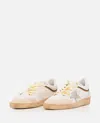 Golden Goose Ballstar Sneakers In Nappa And Nylon In Neutral