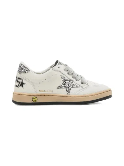 Golden Goose Babies' Ball Star Sneakers In White