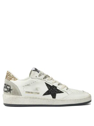 Golden Goose Women Ball Star Leather Sneakers In White
