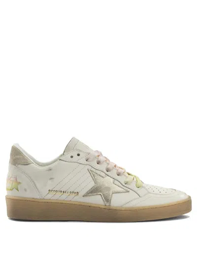 Golden Goose "ball Star" Sneakers In White
