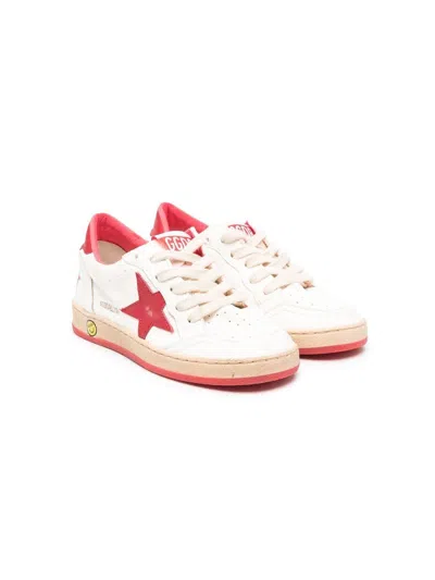 Golden Goose Kids' Sneakers Ballstar In White