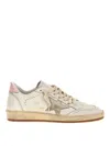 Golden Goose Db Ball Star Sneakers White/orchid In White