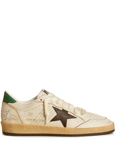 Golden Goose Ball Star Sneakers In White