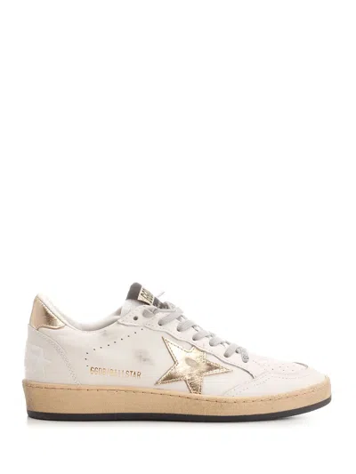 Golden Goose Ball Star Sneakers White In Black