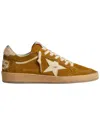 Golden Goose Ball Star Suede Sneaker In Brown