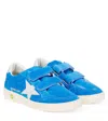 Golden Goose Ball Star Suede Sneakers In Blue