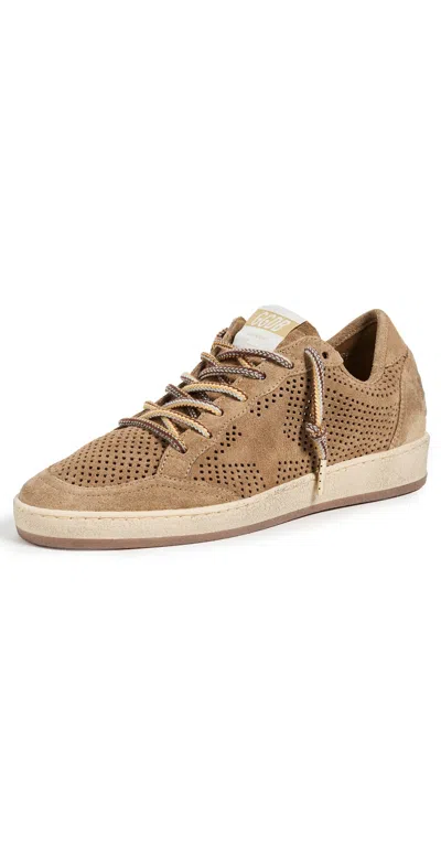 Golden Goose Ball Star Suede Sneakers Tabacco