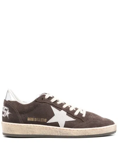 Golden Goose Ball Star Suede Upper Toe And Spur