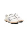 Golden Goose Ball Star Touch-strap Sneakers In White