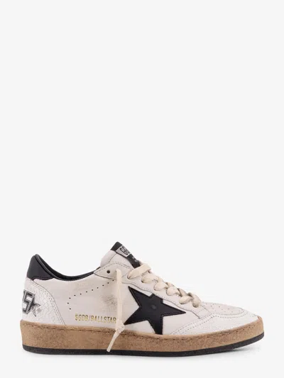 Golden Goose Ball Star Vintage Leather Sneakers In Multi