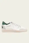 Golden Goose White Cow Leather Vamp Sneakers With Unique Used And Dirty Effect