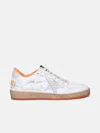 GOLDEN GOOSE 'BALL STAR' WHITE LEATHER SNEAKERS