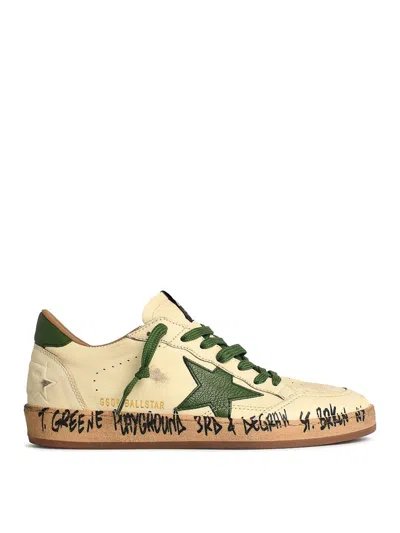 Golden Goose Ball-star White Nappa Leather Sneakers