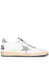 Golden Goose Multicolor Leather Ball Star Sneakers In White