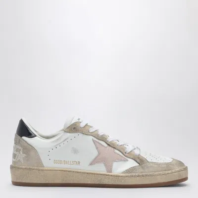 GOLDEN GOOSE BALL STAR WHITE/PINK/BLACK SNEAKER