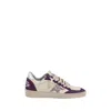 Golden Goose Ball Star Sneakers In Purple