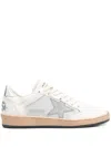 Golden Goose Women Ball Star Leather Sneakers In White