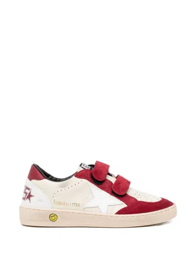 Golden Goose Kids' Ball Start Sneakers In Neutral