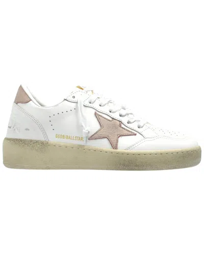 Golden Goose Ballstar 2 Leather Sneaker In Pink