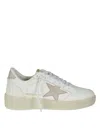 Golden Goose Star Emblem Perforated Heel Tab Sneakers In White
