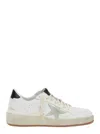 Golden Goose Deluxe Brand White Low Top Sneakers With Star Patch In White