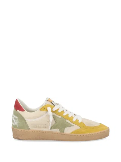Golden Goose Multicolor Calf Leather Bos Taurus Low Top Sneakers In White