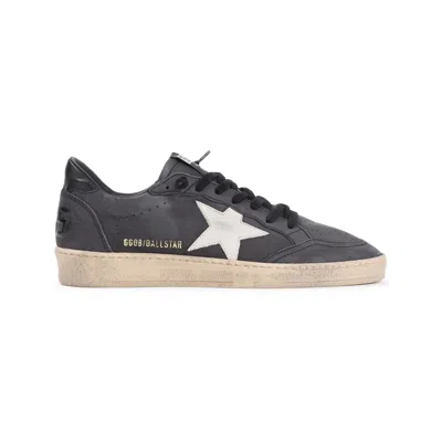 Golden Goose Ball Star Sneakers Green In Black