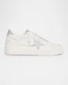 Golden Goose Ballstar Crystal Leather Low-top Sneakers In Whitesilver