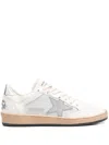 Golden Goose Unisex Ball Star Embellished Low Top Sneakers In Beige