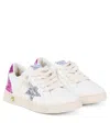 Golden Goose Ballstar Glitter Leather Sneakers