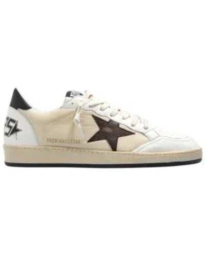 Pre-owned Golden Goose Ballstar Leather Sneaker Men's In Beige