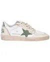 Golden Goose Ballstar Leather Sneaker In White
