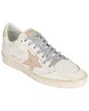 Golden Goose Ballstar Leather Sneaker In Multi
