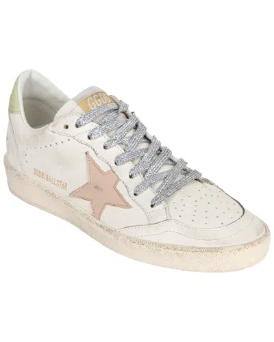 Golden Goose Ballstar Leather Sneaker In White