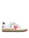 Golden Goose White Sneakers With Premium Leather And Unique Star Detail In White