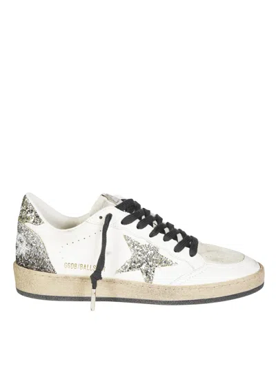 GOLDEN GOOSE GOLDEN GOOSE BALLSTAR LEATHER UPPER SUEDE SNEAKERS