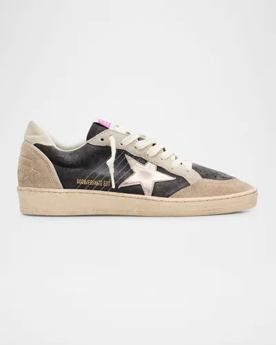 Golden Goose Ballstar Mixed Leather Low-top Sneakers
