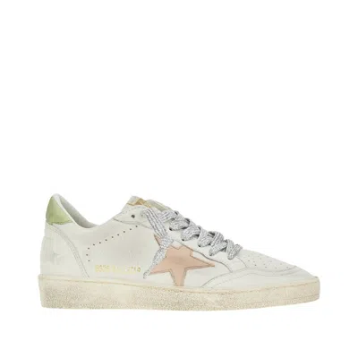 Golden Goose 'ballstar' Nappa Leather Sneakers In White