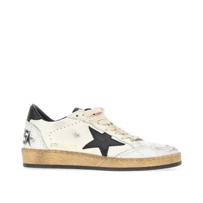 Golden Goose 'ballstar' Nappa Leather Sneakers In White