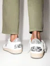 Golden Goose "ballstar" Nappa Upper And Spur Glitter Star And Heel. Shoes