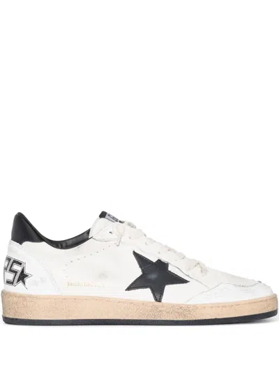 Golden Goose White Ball Star Leather Sneakers