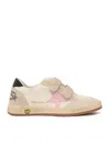 Golden Goose Ballstar Nappa Upper Suede Toe And Spur Leather Star And Heel In White